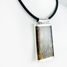 Load image into Gallery viewer, Amber Silver Pendant