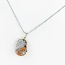 Load image into Gallery viewer, Copper Agate Gold Pendant - Large
