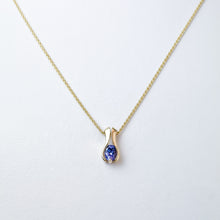 Load image into Gallery viewer, Tanzanite Gold Pendant