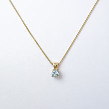 Load image into Gallery viewer, Aquamarine Gold Pendant