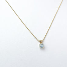 Load image into Gallery viewer, Aquamarine Gold Pendant