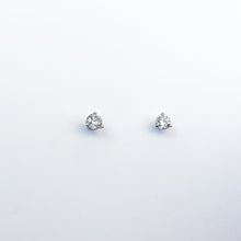 Load image into Gallery viewer, Diamond White Gold Stud Earrings
