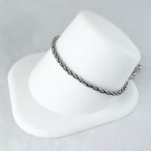 Load image into Gallery viewer, Sterling Silver Wheat Bracelet