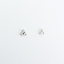 Load image into Gallery viewer, Clover Diamond Gold Earrings