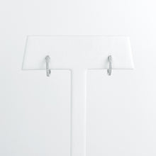 Load image into Gallery viewer, Diamond White Gold Hoop Earrings