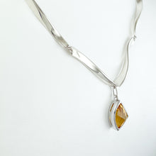 Load image into Gallery viewer, Citrine Silver Necklace