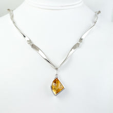 Load image into Gallery viewer, Citrine Silver Necklace
