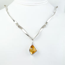 Load image into Gallery viewer, Citrine Silver Necklace