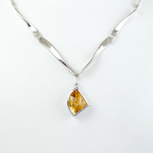 Load image into Gallery viewer, Citrine Silver Necklace