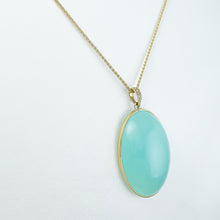 Load image into Gallery viewer, Chalcedony Gold Pendant