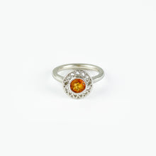 Load image into Gallery viewer, Citrine White Gold Ring