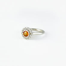 Load image into Gallery viewer, Citrine White Gold Ring