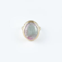 Load image into Gallery viewer, Bicolored Tourmaline Yellow Gold Ring