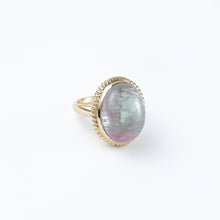 Load image into Gallery viewer, Bicolored Tourmaline Yellow Gold Ring