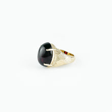 Load image into Gallery viewer, Garnet Yellow Gold Ring