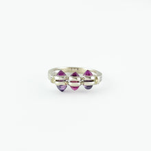 Load image into Gallery viewer, Bullet Sapphire White Gold Ring