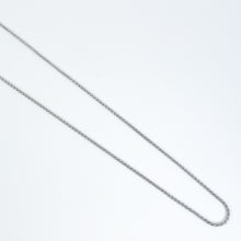 Load image into Gallery viewer, Diamond Cut White Gold Spiga Chain