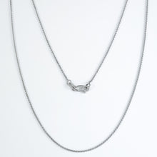 Load image into Gallery viewer, Diamond Cut White Gold Spiga Chain