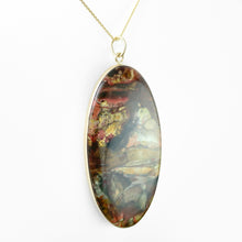 Load image into Gallery viewer, Morrisonite Jasper Yellow Gold Pendant