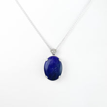 Load image into Gallery viewer, Sugilite and Diamond White Gold Pendant