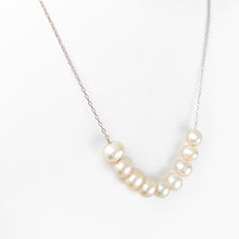 Load image into Gallery viewer, Pink Pearls Rose Gold Necklace
