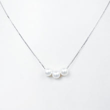Load image into Gallery viewer, Pearl White Gold Necklace