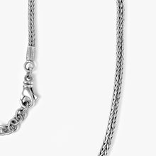 Load image into Gallery viewer, Woven Silver Necklace Chain
