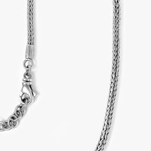 Load image into Gallery viewer, Woven Silver Necklace Chain