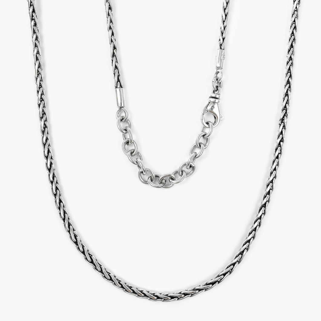 Wheat Silver Necklace Chain