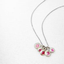 Load image into Gallery viewer, Pink Spinel White Gold Pendant