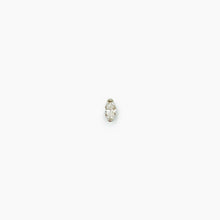 Load image into Gallery viewer, Diamond Marquise Single White Gold Stud Earring