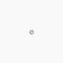 Load image into Gallery viewer, Diamond Square Single White Gold Stud Earring