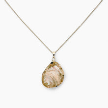 Load image into Gallery viewer, Copper Agate Two Tone Pendant