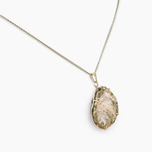 Load image into Gallery viewer, Copper Agate Two Tone Pendant