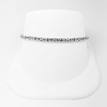 Load image into Gallery viewer, Sterling Silver Byzantine Bracelet