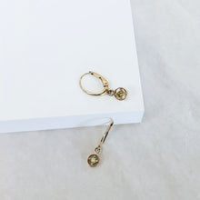 Load image into Gallery viewer, Yellow Diamond Yellow Gold Dangle Earrings