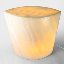 Load image into Gallery viewer, Cream Onyx Elliptical Lamp
