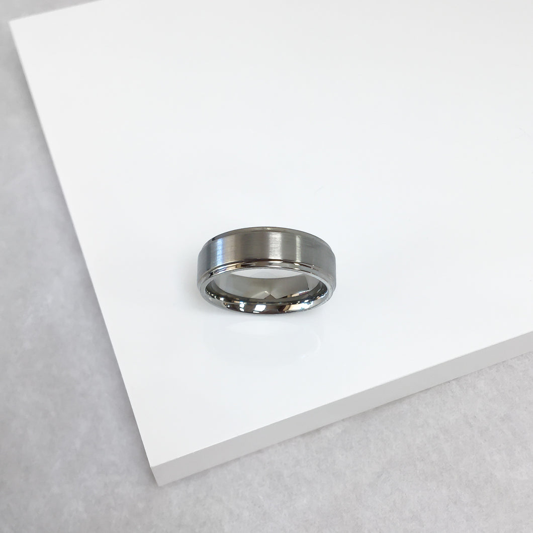 Titanium Beveled Ring