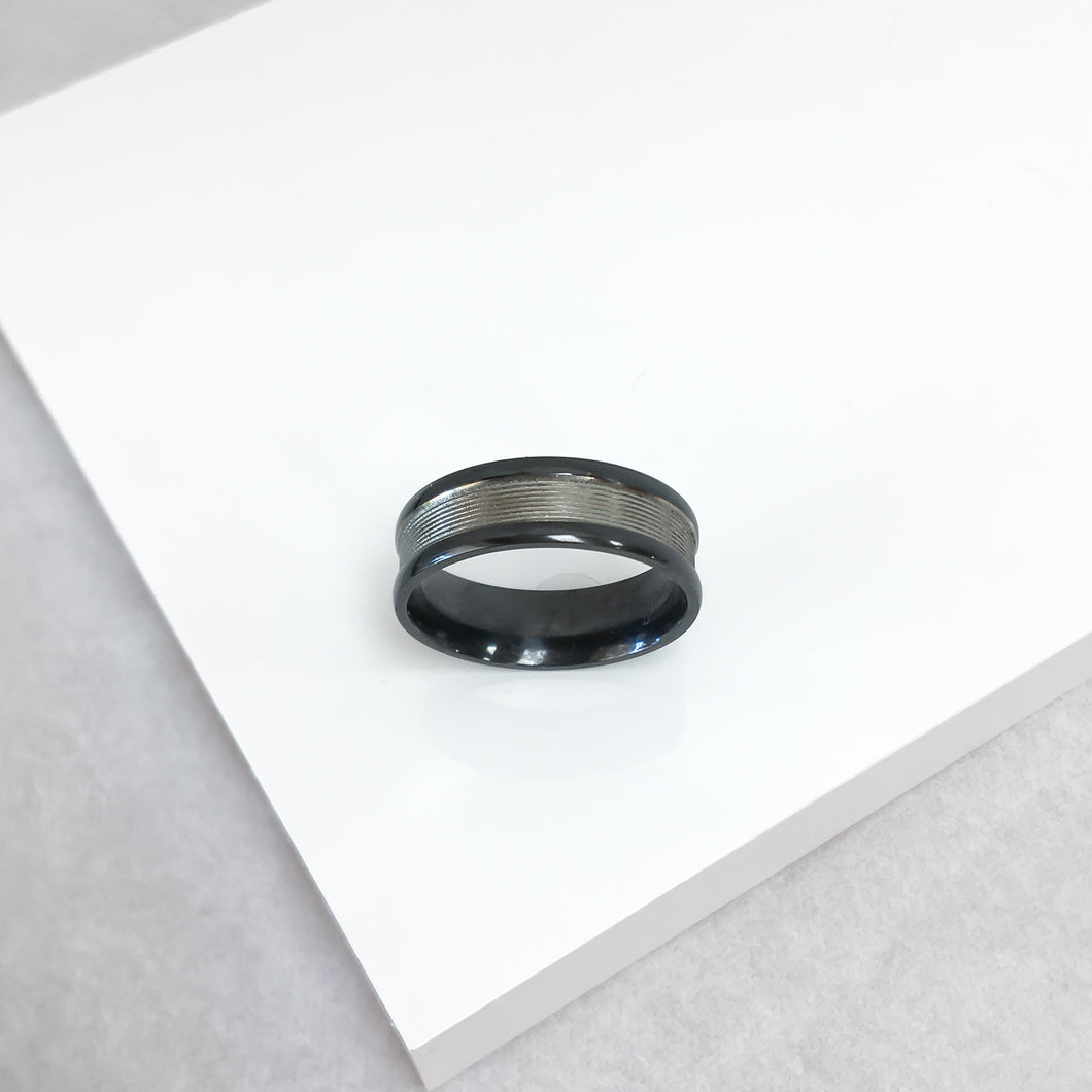 Black Zirconium Ring