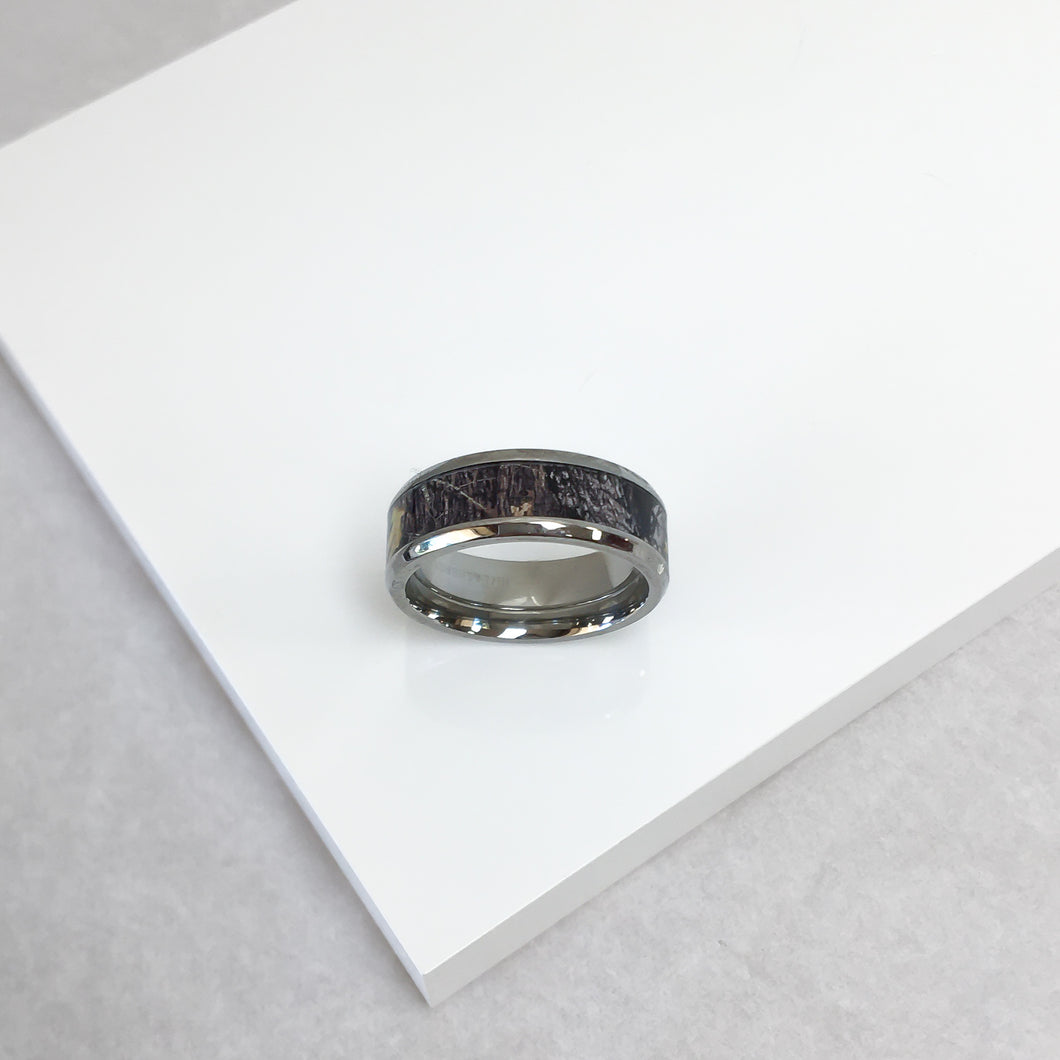 Mossy Oak Camo Titanium Ring