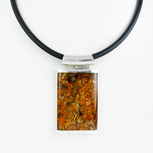 Load image into Gallery viewer, Amber Silver Pendant
