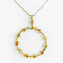 Load image into Gallery viewer, Citrine Yellow Gold Pendant

