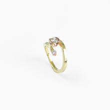 Load image into Gallery viewer, Diamond Two Tone Yellow Gold Ring

