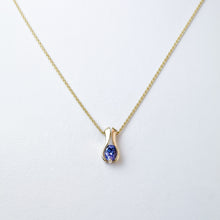 Load image into Gallery viewer, Tanzanite Gold Pendant
