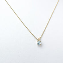 Load image into Gallery viewer, Aquamarine Gold Pendant
