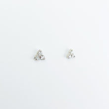 Load image into Gallery viewer, Clover Diamond Gold Earrings
