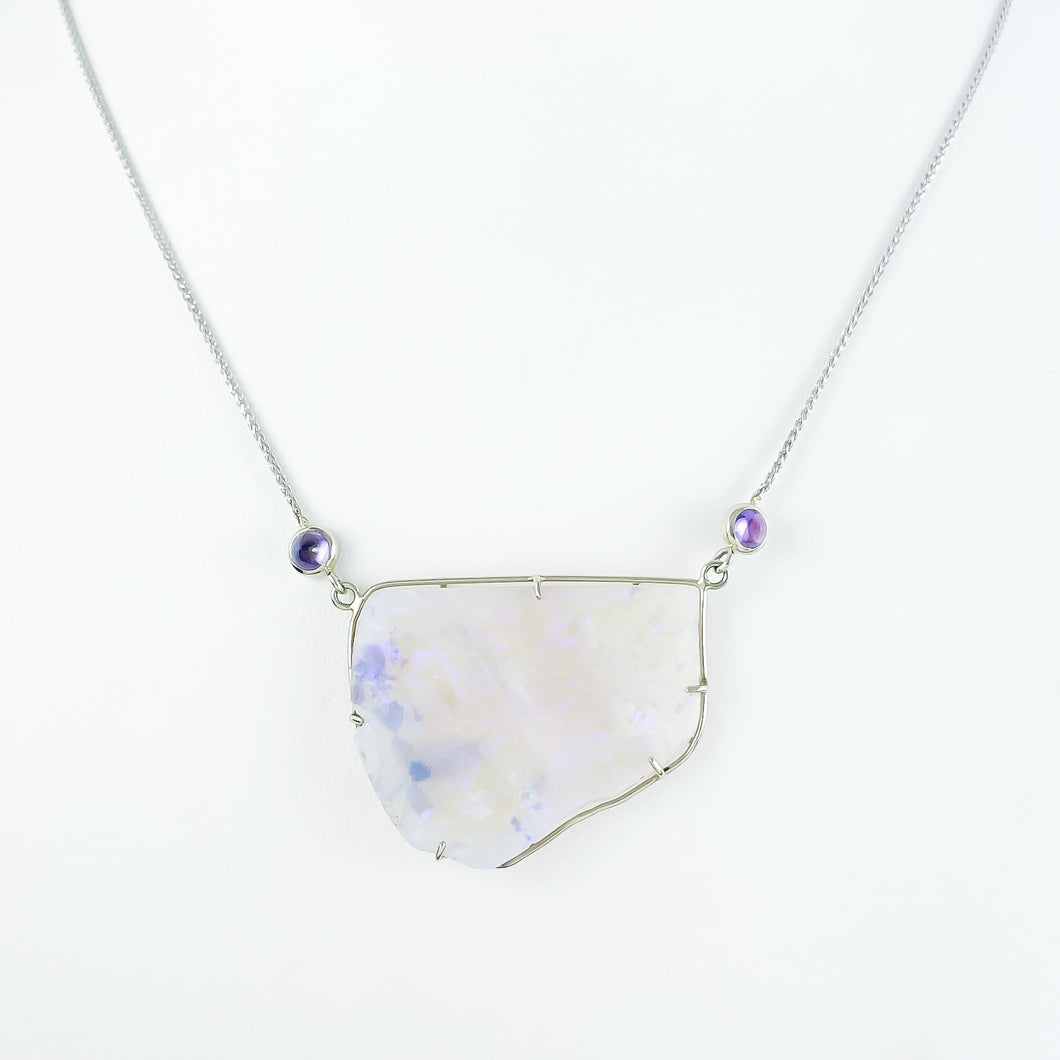Opal and Sapphires Necklace