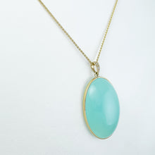 Load image into Gallery viewer, Chalcedony Gold Pendant
