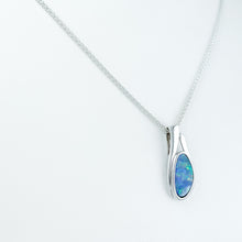 Load image into Gallery viewer, Boulder Opal Doublet Silver Pendant
