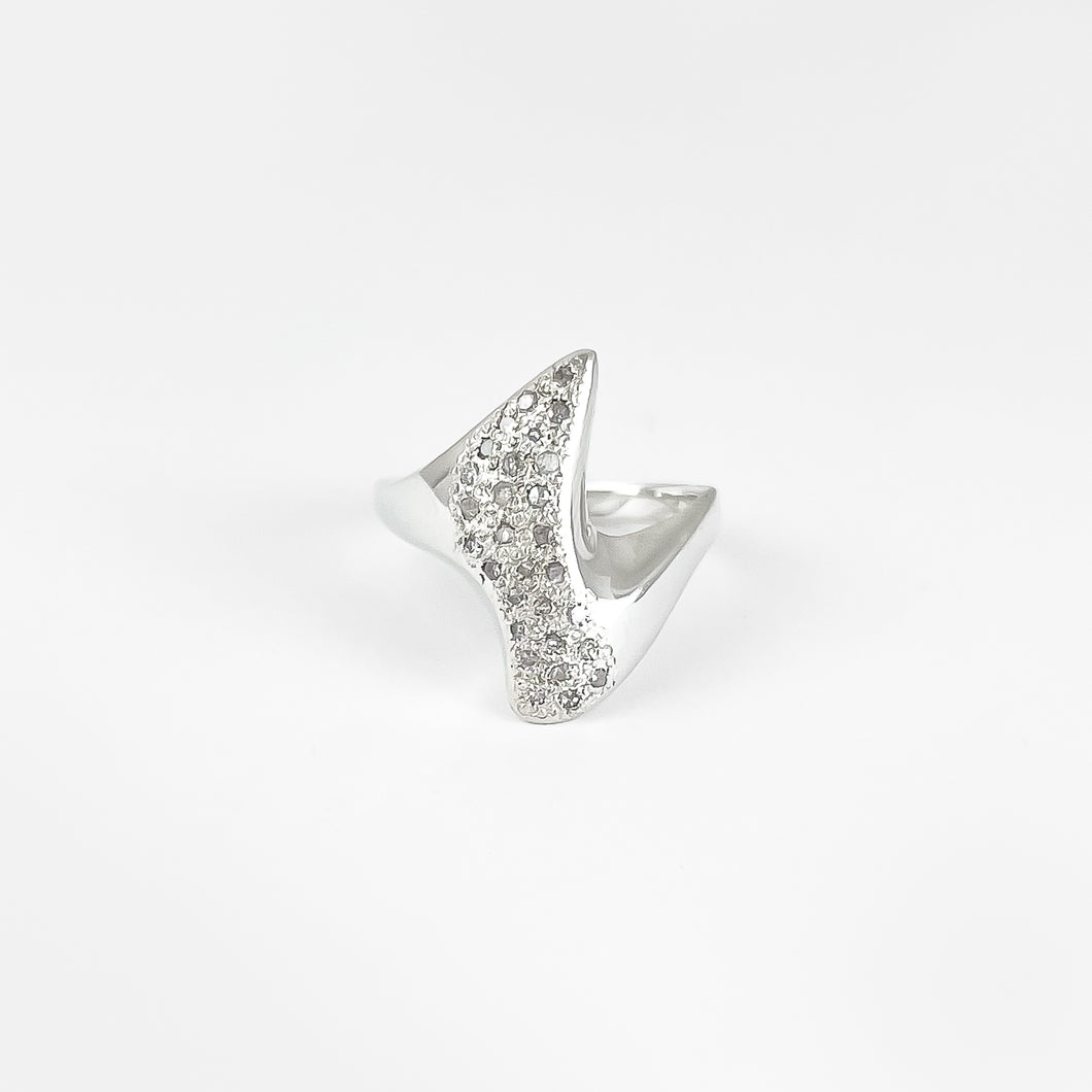 Multi-Diamond Argentinium Silver Ring